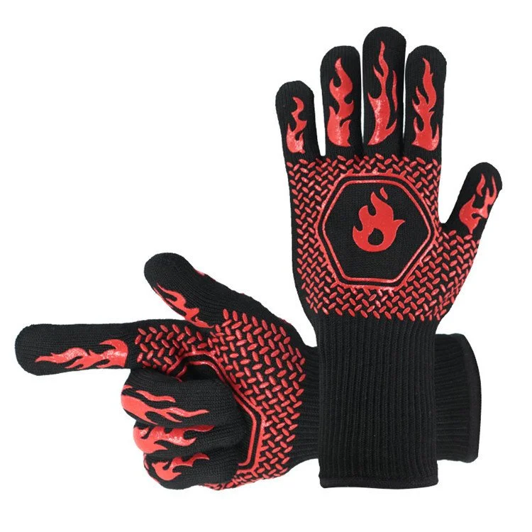Protective Cooking Gloves - Anti-Scalding & Flame Retardant