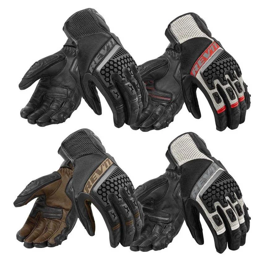 Protective Motorcycle Gloves for Men and Women - Durable Leather Design