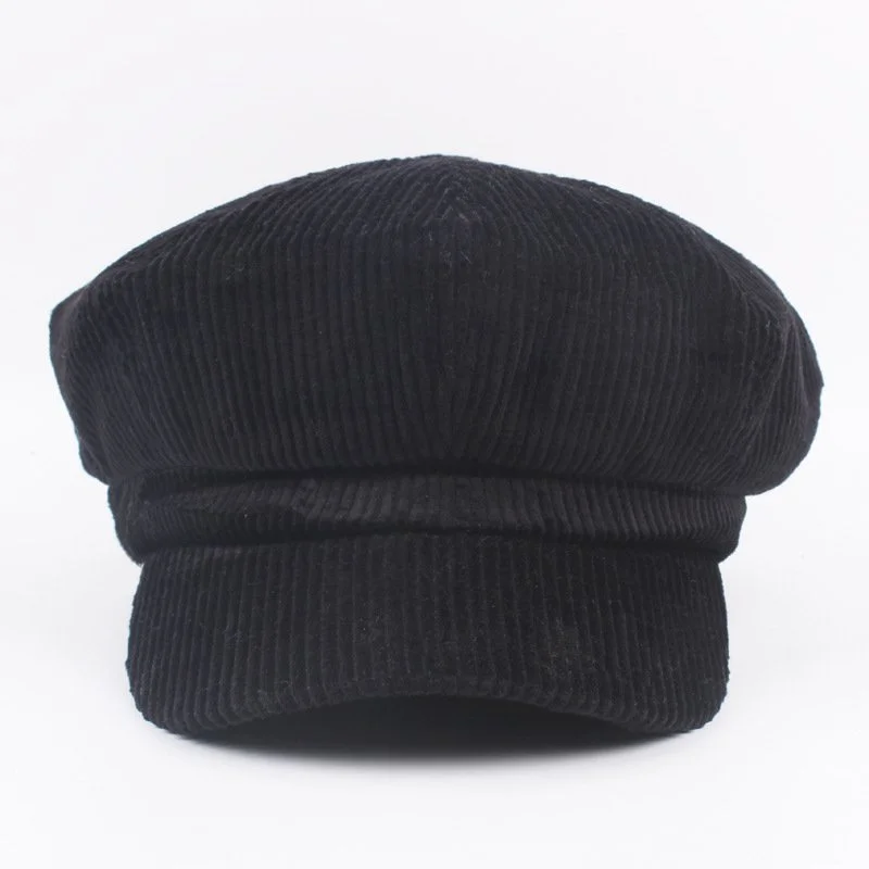 Retro Cotton Octagonal Cap for Men & Women