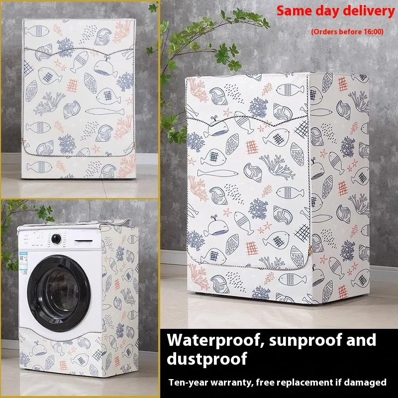 Roller Washing Machine Cover Waterproof Sunscreen Cover Dust Cover Uv Protection