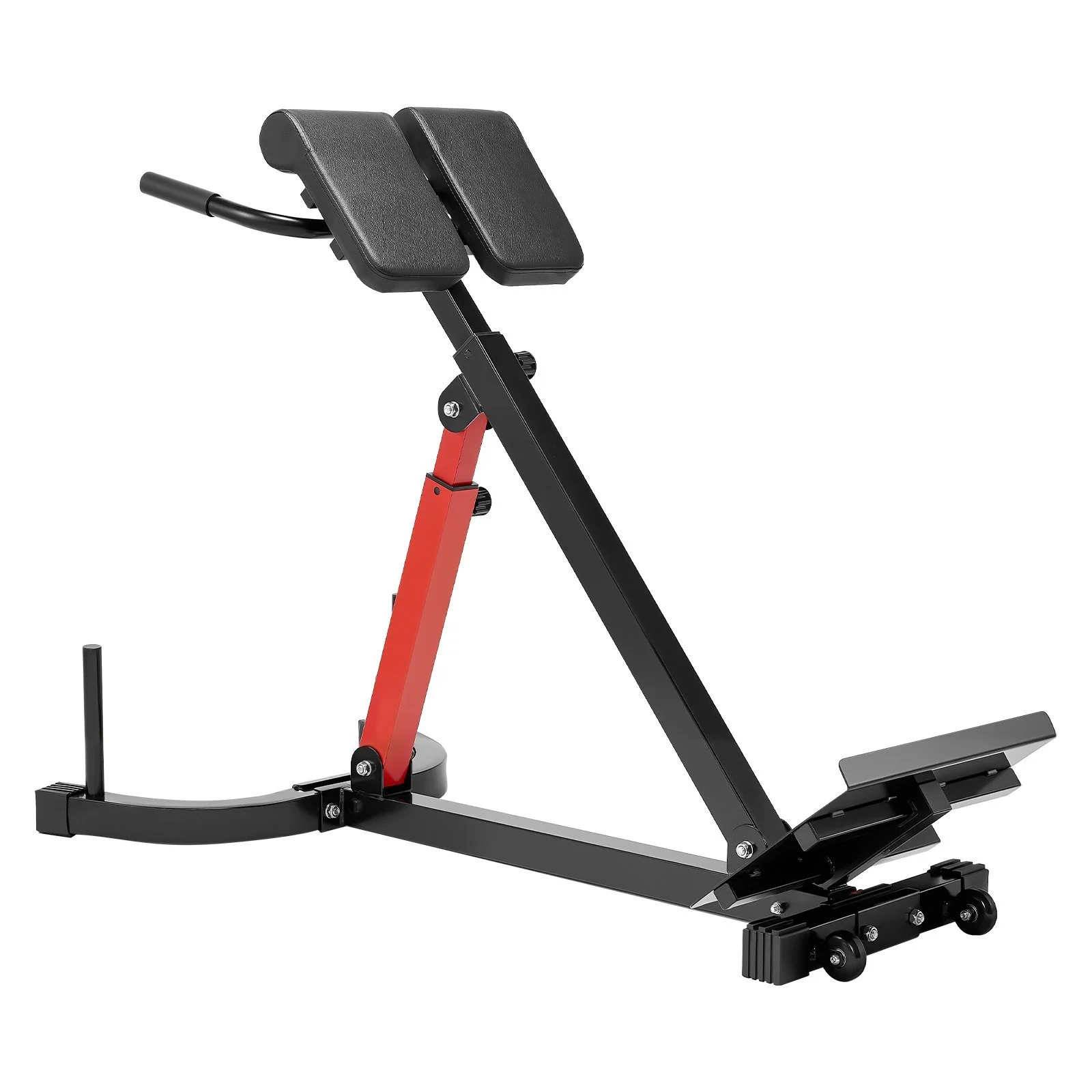 Roman Chair Hyperextension Bench, 350 Lbs Adjustable Extension Machine, Multi-function Exercise Equipment for