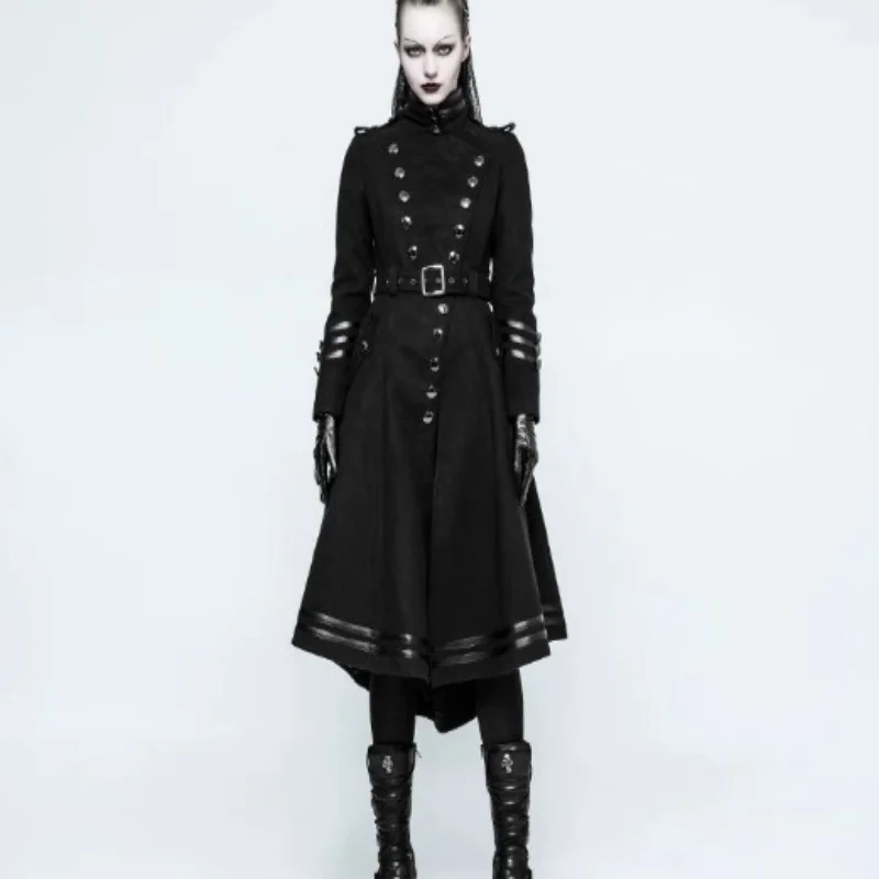 Short Back Coat with Fitted Waist