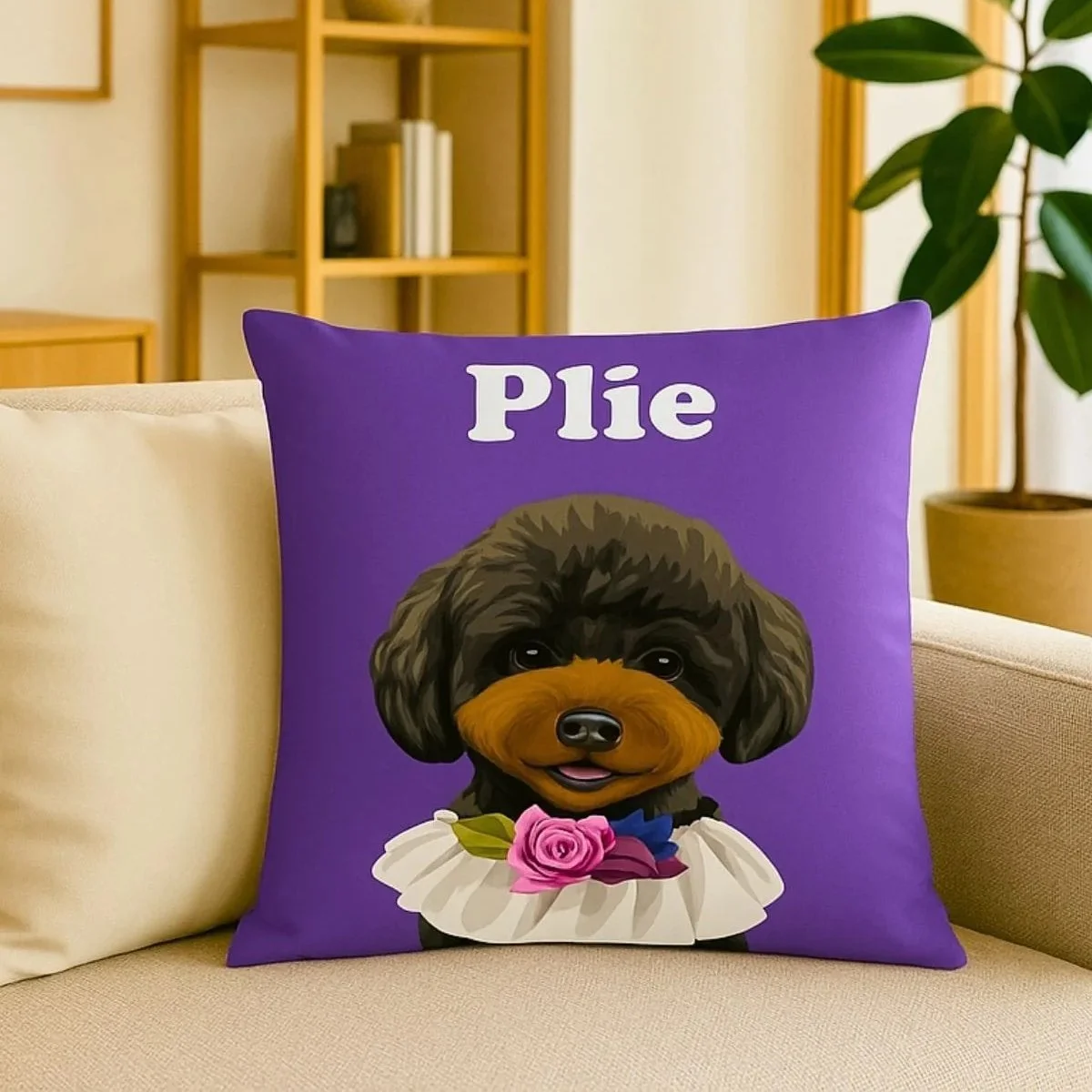 Sofa Headrest Pillow Cover - Soft Plush Cushion for Extra Comfort
