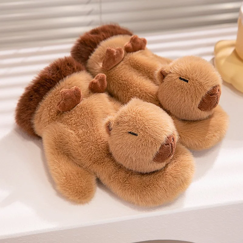 Soft Pufferfish Plush Gloves for Kids