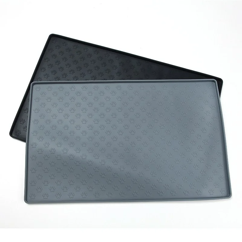 Spot Pet Mat, Waterproof and Easy to Clean Silicone Dog Mat, Cat Mat, Square Pet Placemat, Pet Supplies