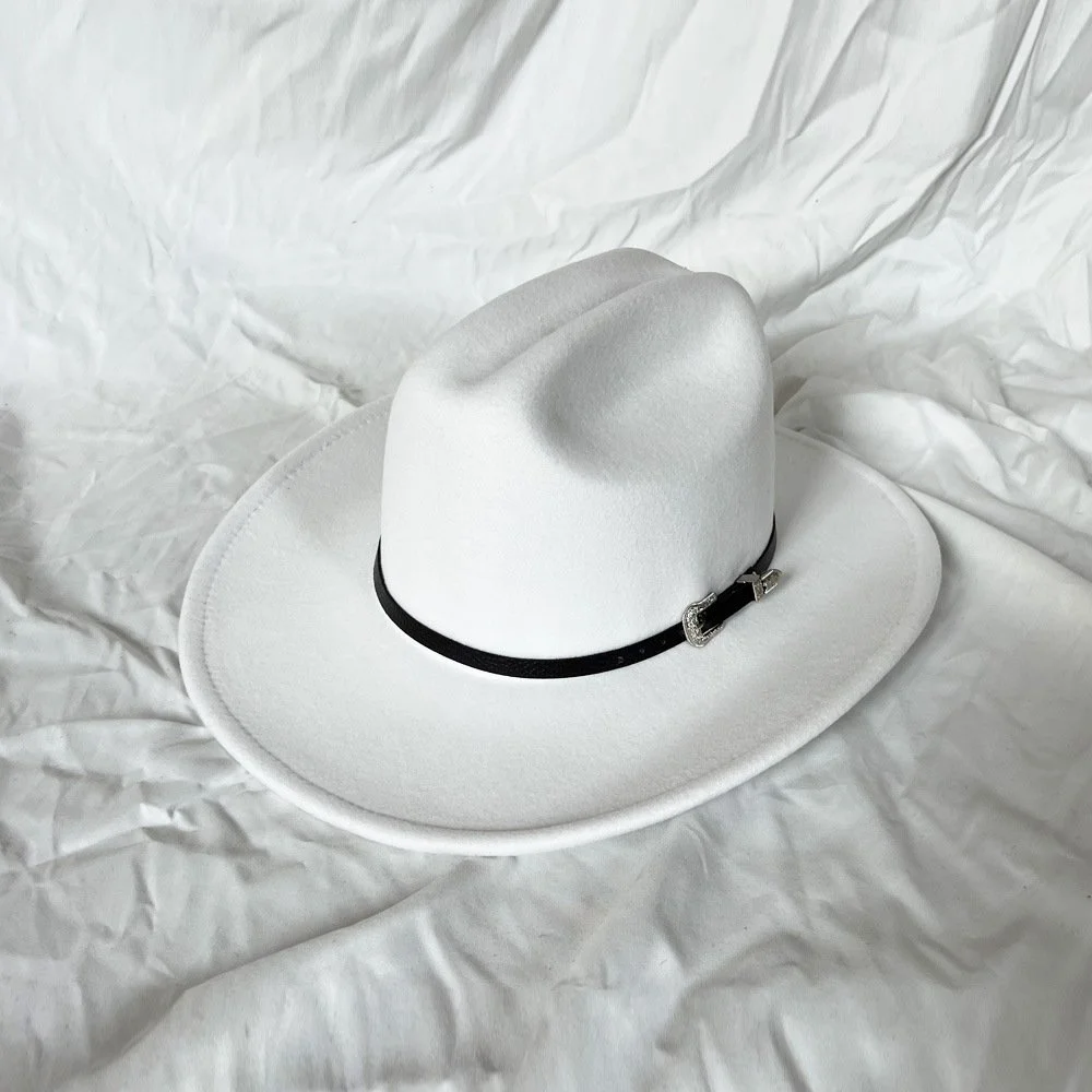 Statement Big Brim Woolen Hat for Women