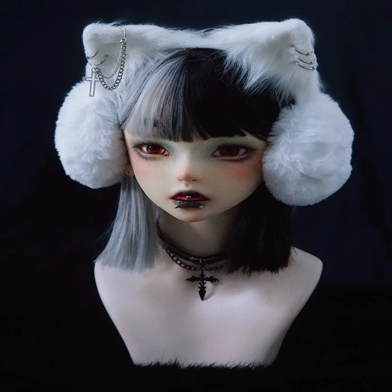 Stay Warm Faux Fur Headband Earmuffs for Cats