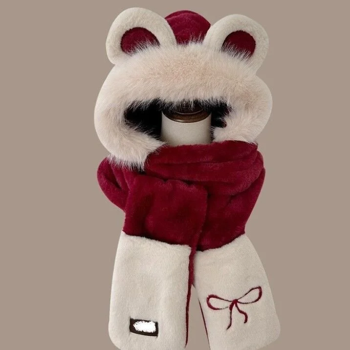 Stay Warm Winter Cycling Set: Windproof Scarf & Gloves Combo