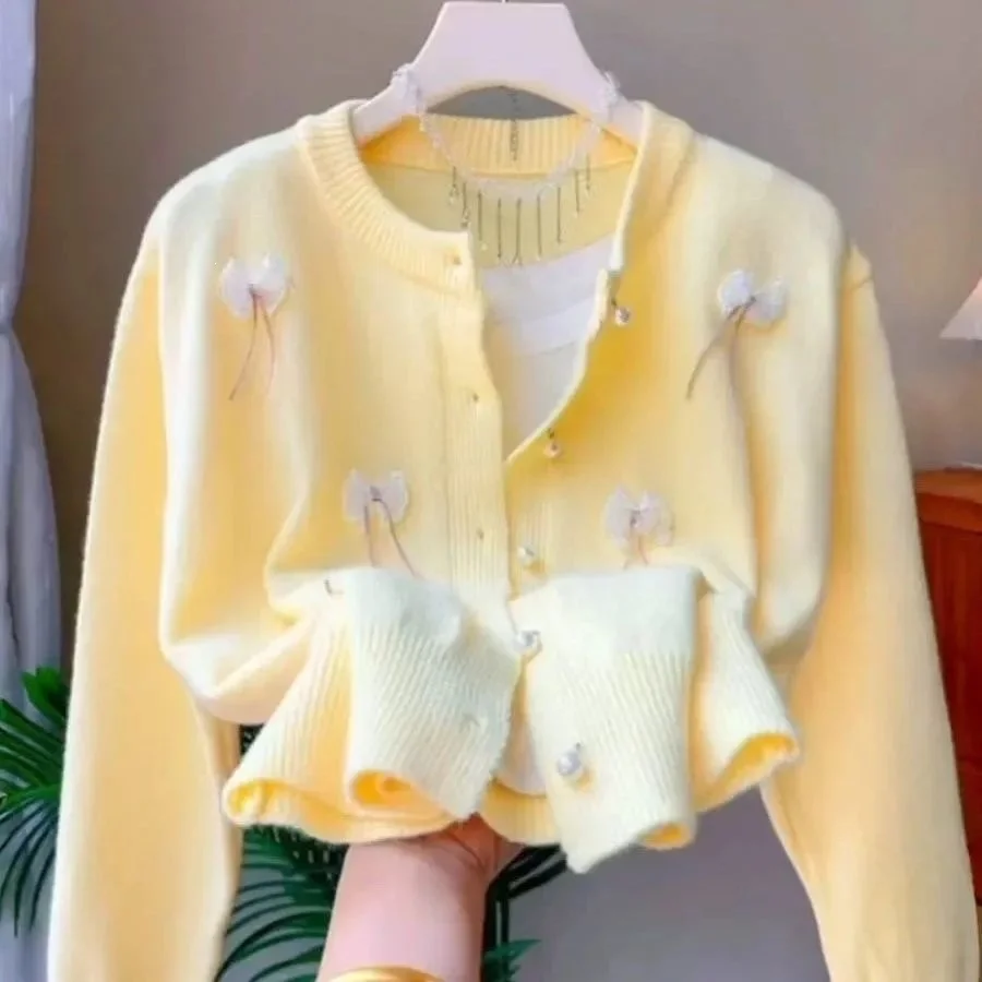 Sweater Coat Autumn Petite Style New Arrival