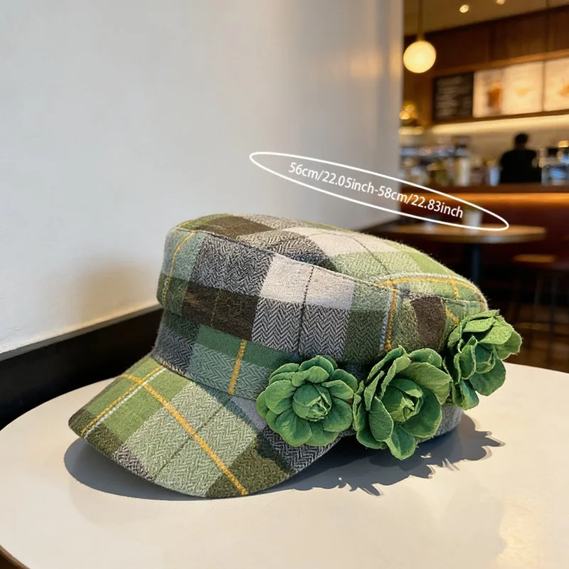 Timeless Checkered Lady's Hat