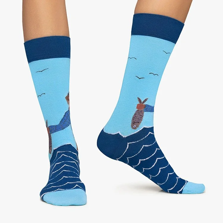 Trendy Cartoon Dog Socks for Women