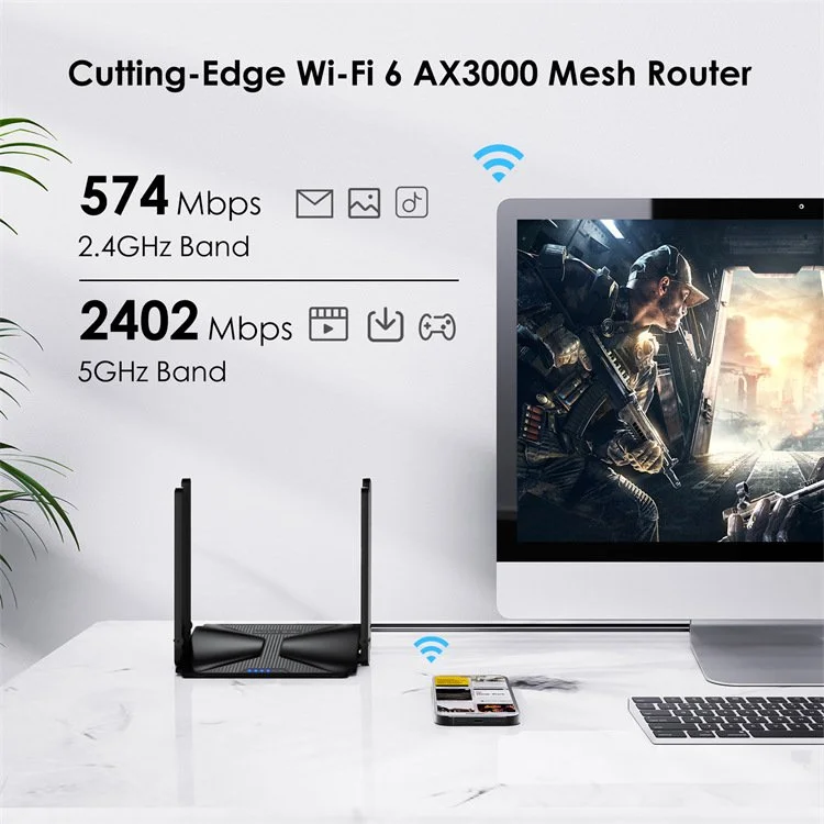 Ultra-Fast Wi-Fi 6 Router