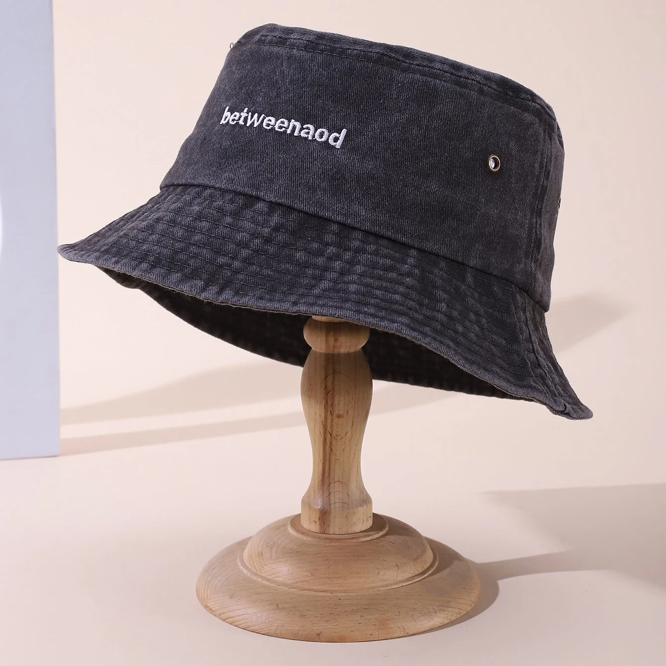 Vintage Denim Wide-brimmed Fisherman Hat for Outdoor Adventures