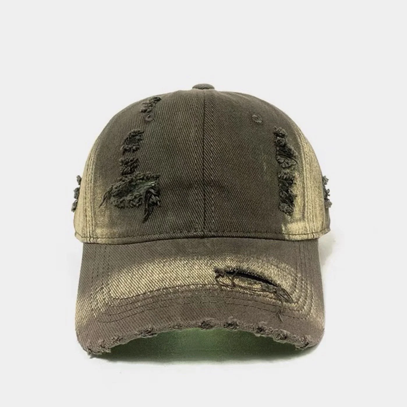 Vintage Ripped Baseball Cap for Women