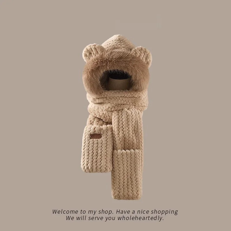 Warm Bear Ears Hat