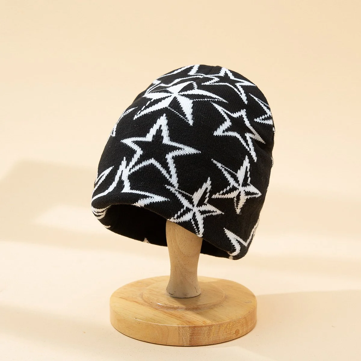 Warm Five-pointed Star Knit Beanie