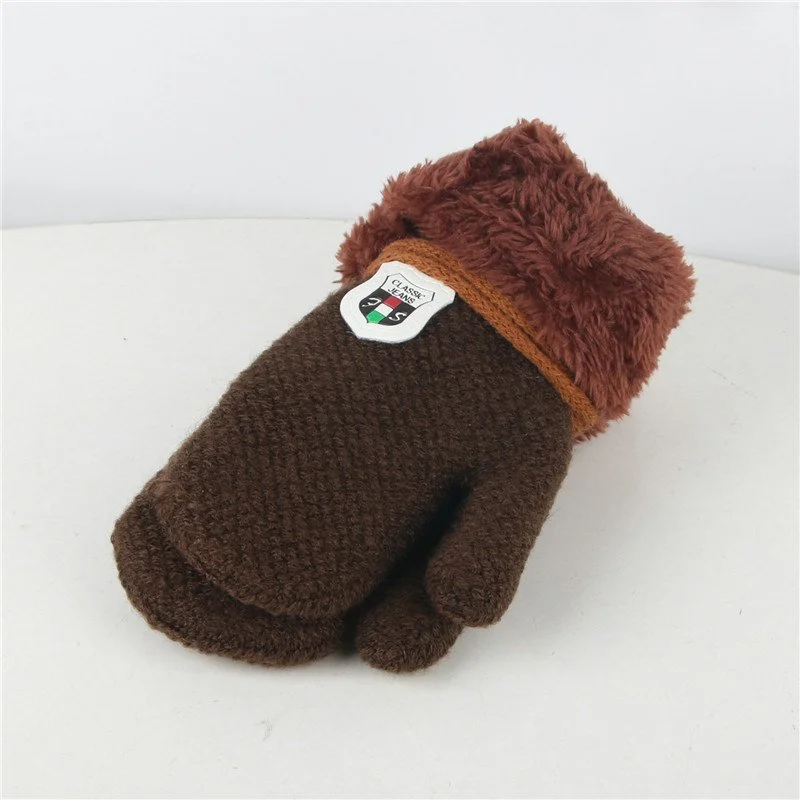 Warm Knit Mittens for Kids - Winter & Spring