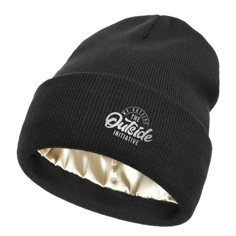 Warm Knitted Colored Beanie for Women