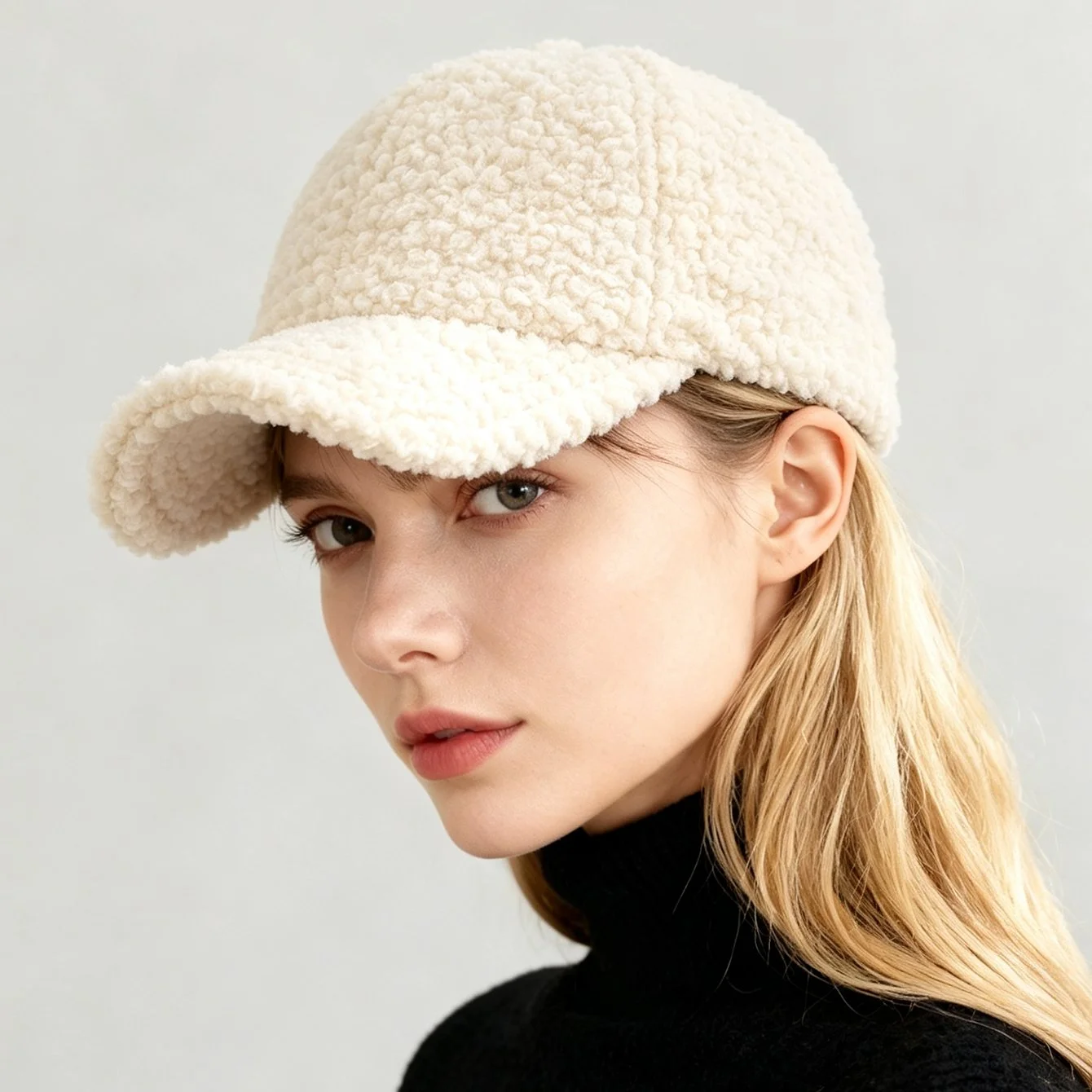 Warm Plush Baseball Cap for Everyday Wear