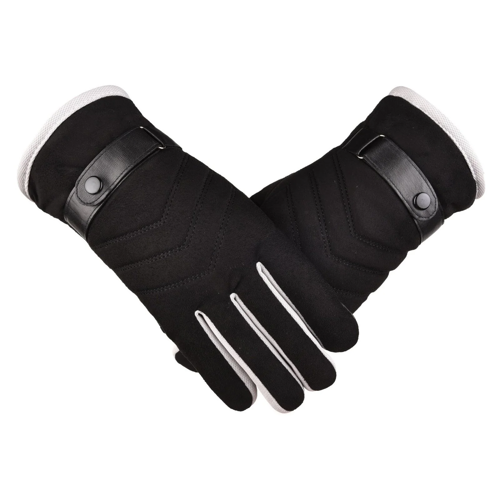 Warm Suede Gloves for Outdoor Riding