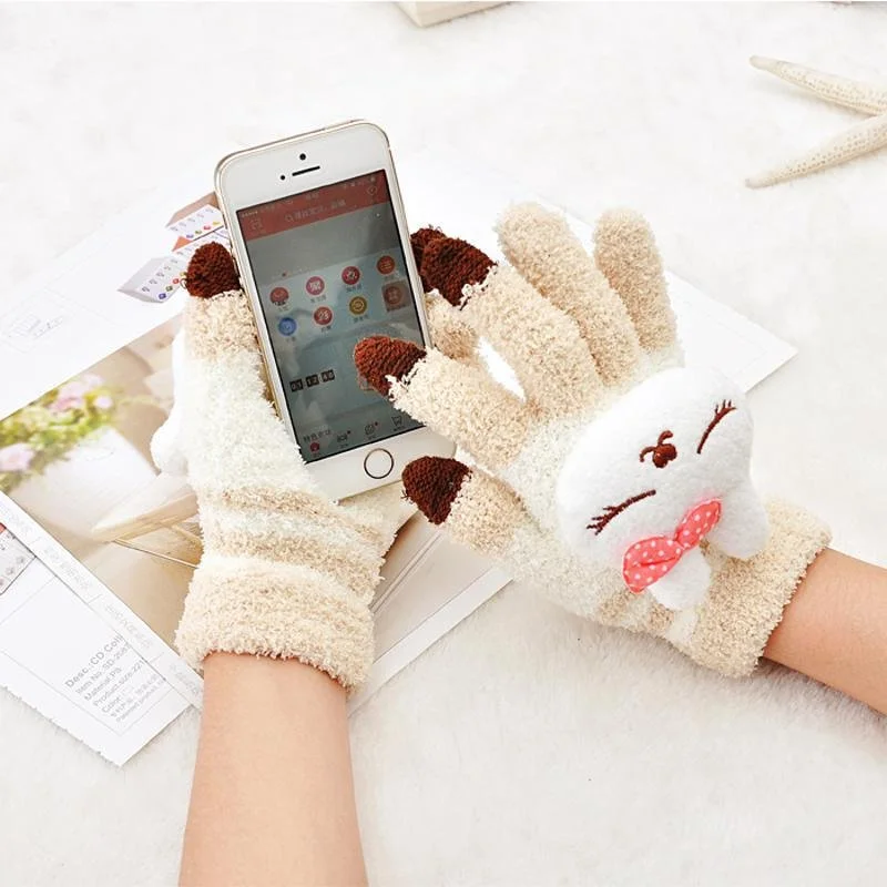 Warm Touch Screen Gloves for Women