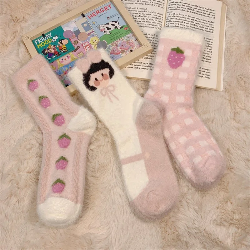 Warm Women's Plush Socks for Winter