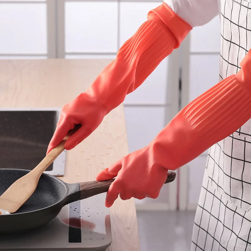 Waterproof Rubber Gloves for Protection