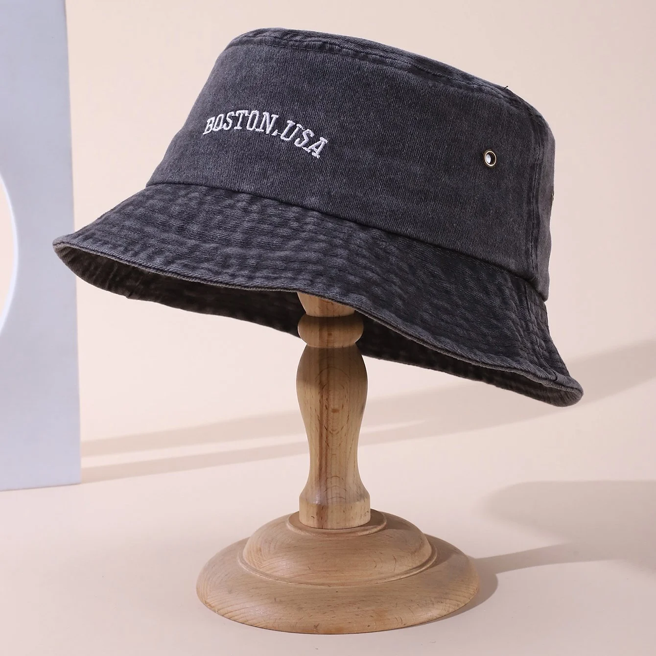Wide-brimmed Fisherman Hat for Women - Distressed Korean Style