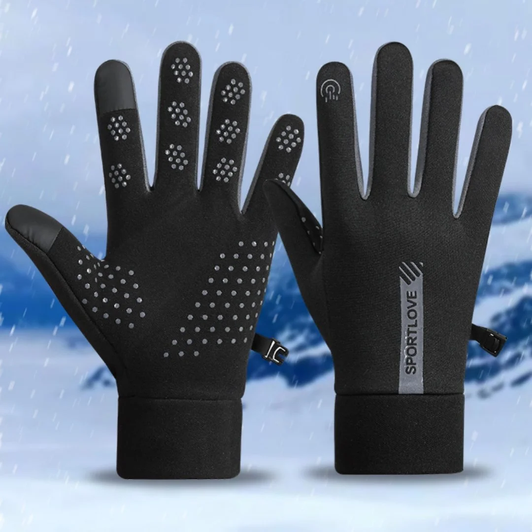 Winter Touch Screen Gloves, Windproof & Cold Resistant, Anti Slip, Fleece Lined