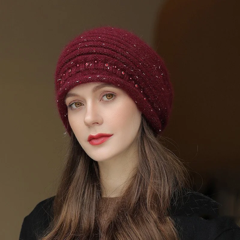 Winter Warm Knitted Beanie for Women