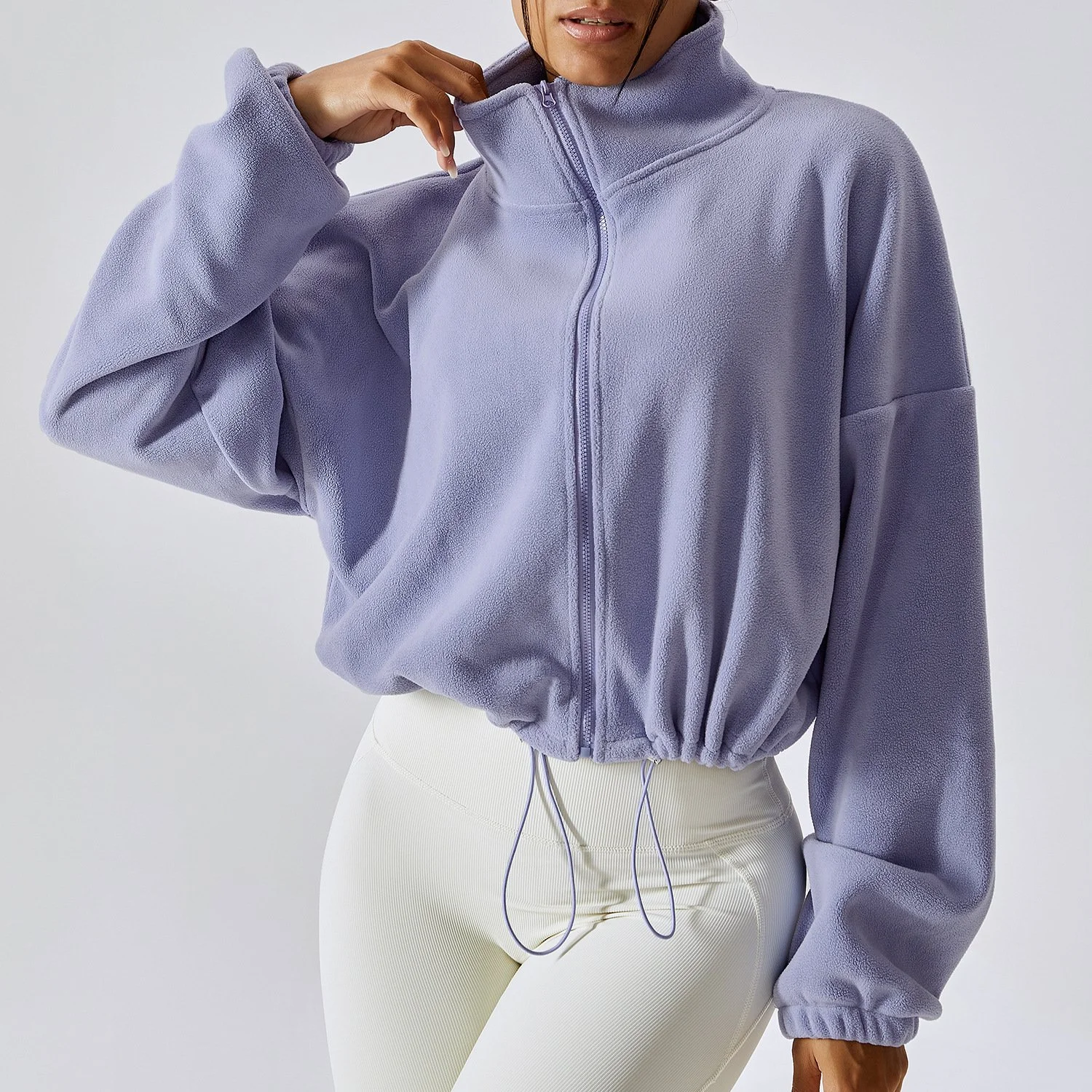Women's Cashmere Stand Collar Sports Coat