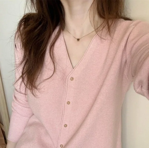 Women's Cozy Cropped Knit Cardigan Sweater