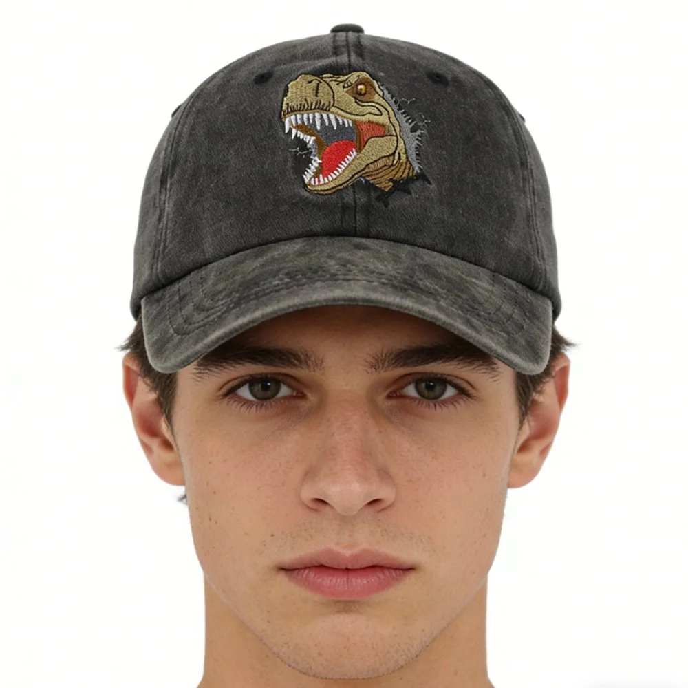 Women's Funny Dinosaur Baseball Cap