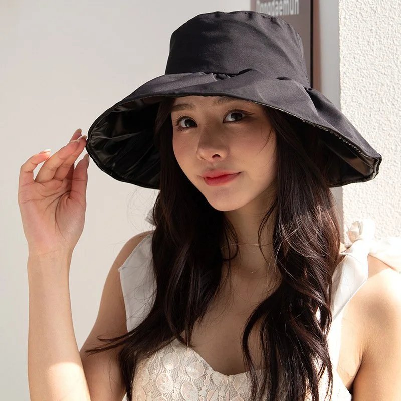 Women's Thin Big Brim Hat for Sun Protection