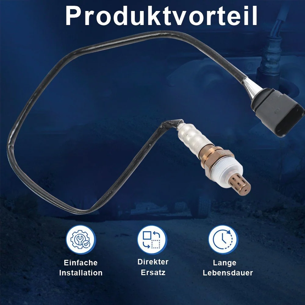 1.2L Gasoline Engine Lambda Sensor 4-Pin M18 500mm Long