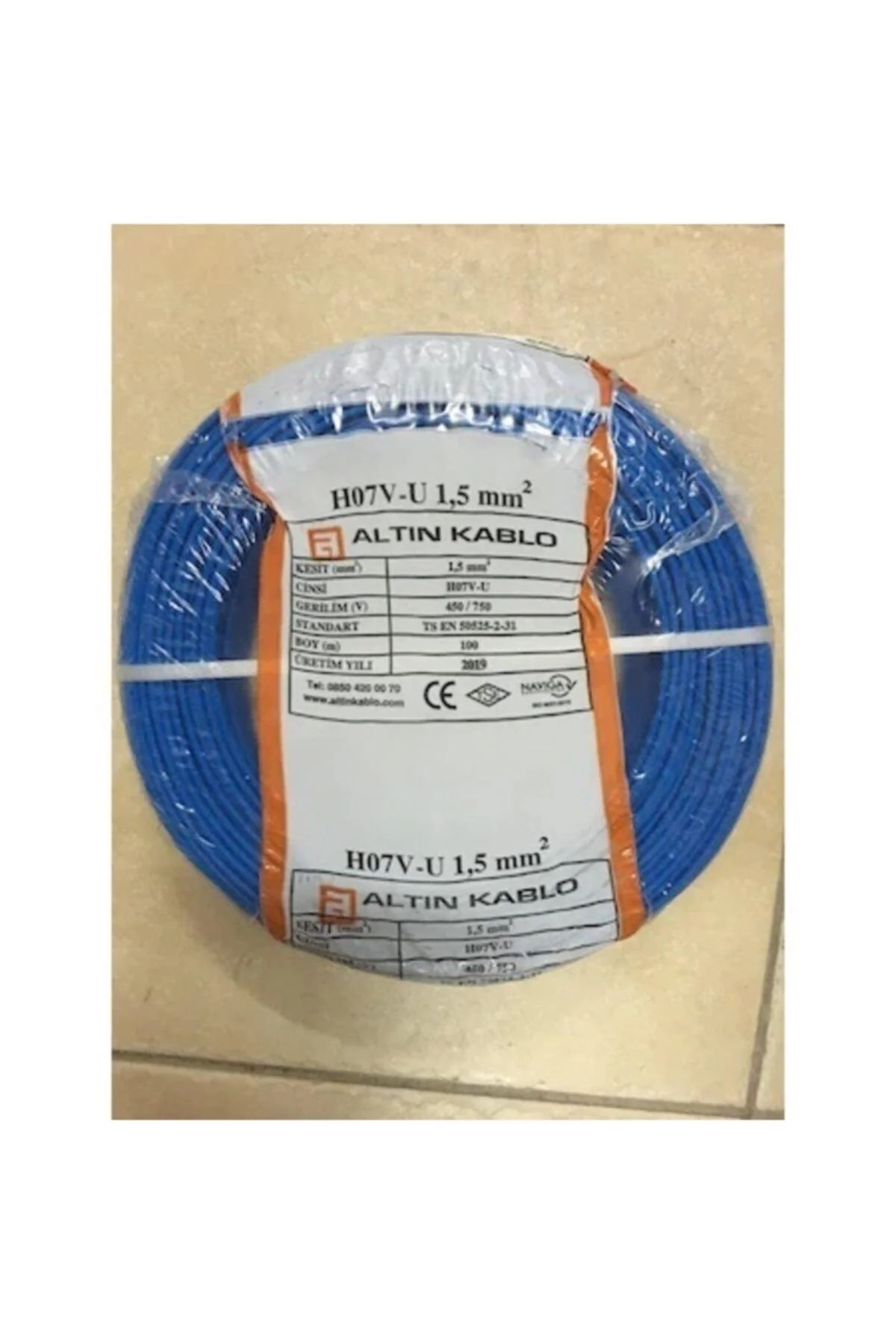 Multi‑Color 100 m Electrical Cable – 1.5 mm²