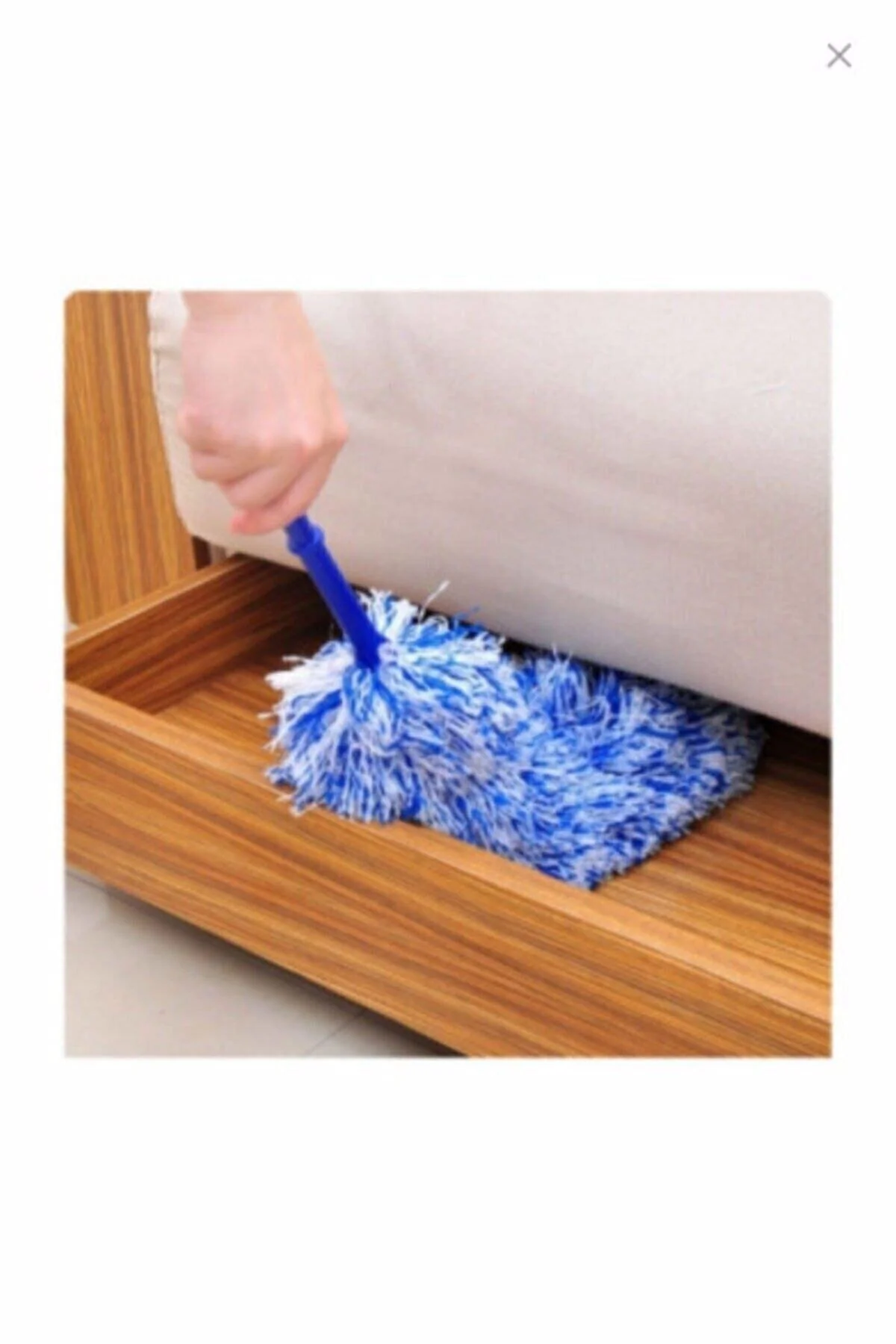 Microfiber anti-static bendable dusting tassel with ergonomic handle