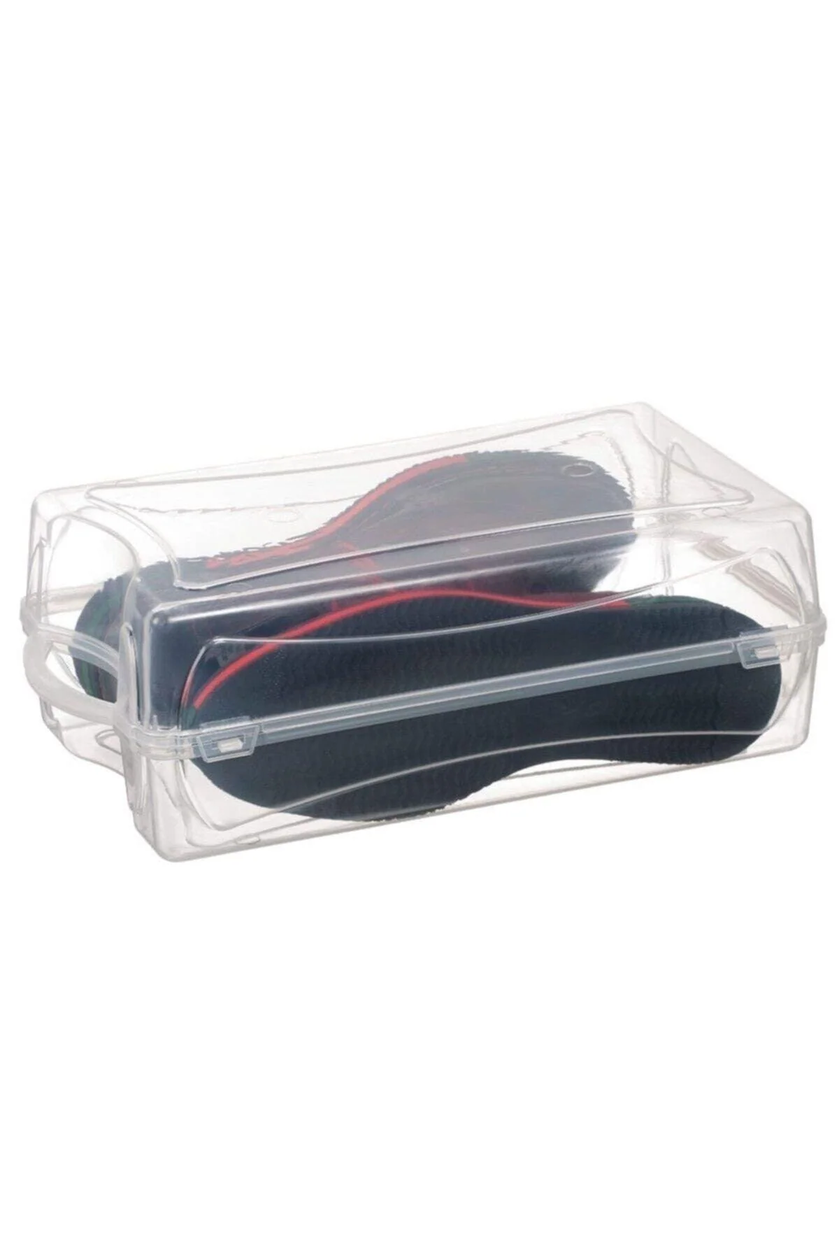 Transparent shoebox storage container set 20 x 37 x 13 cm