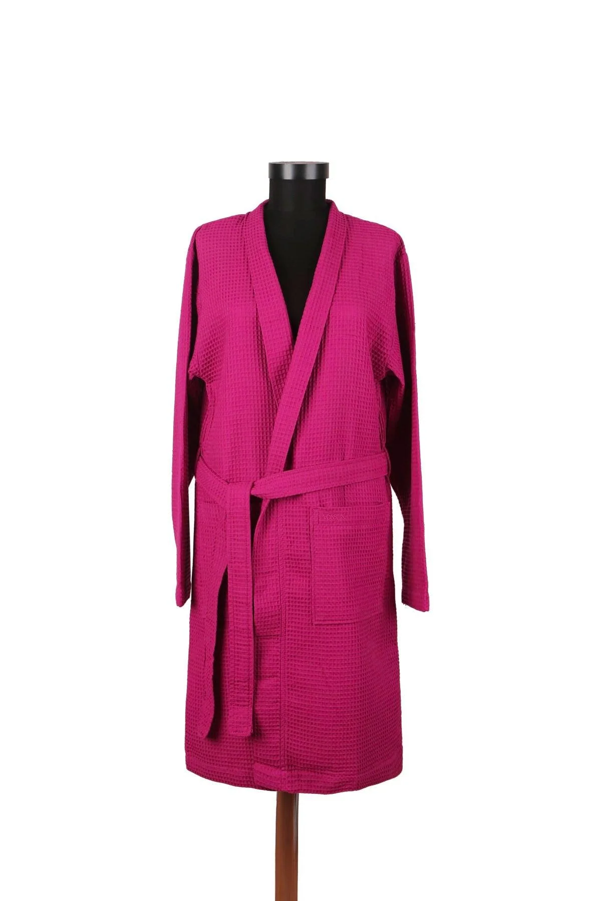 100% cotton piqué bathrobe for elegant lounging at home