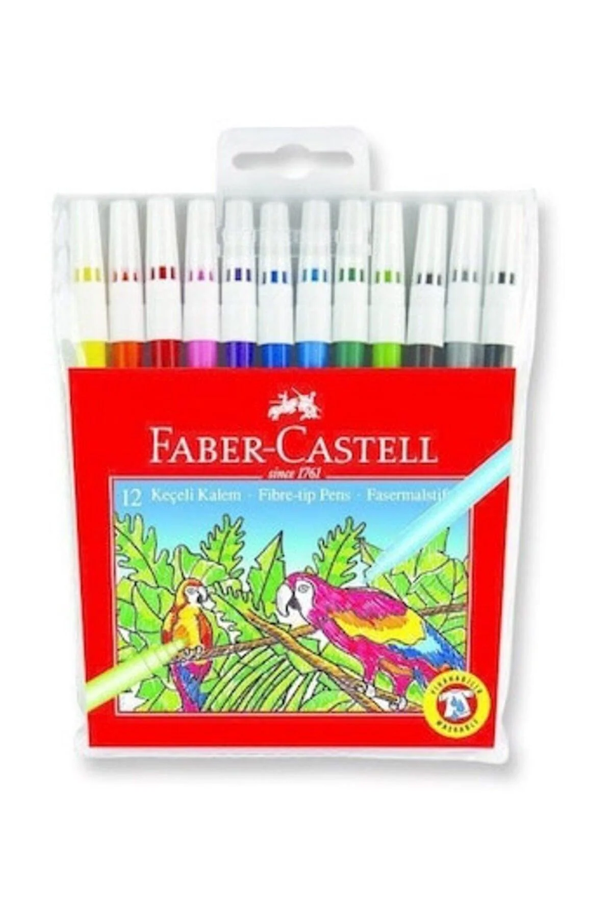 12-pack assorted color felt tip pens