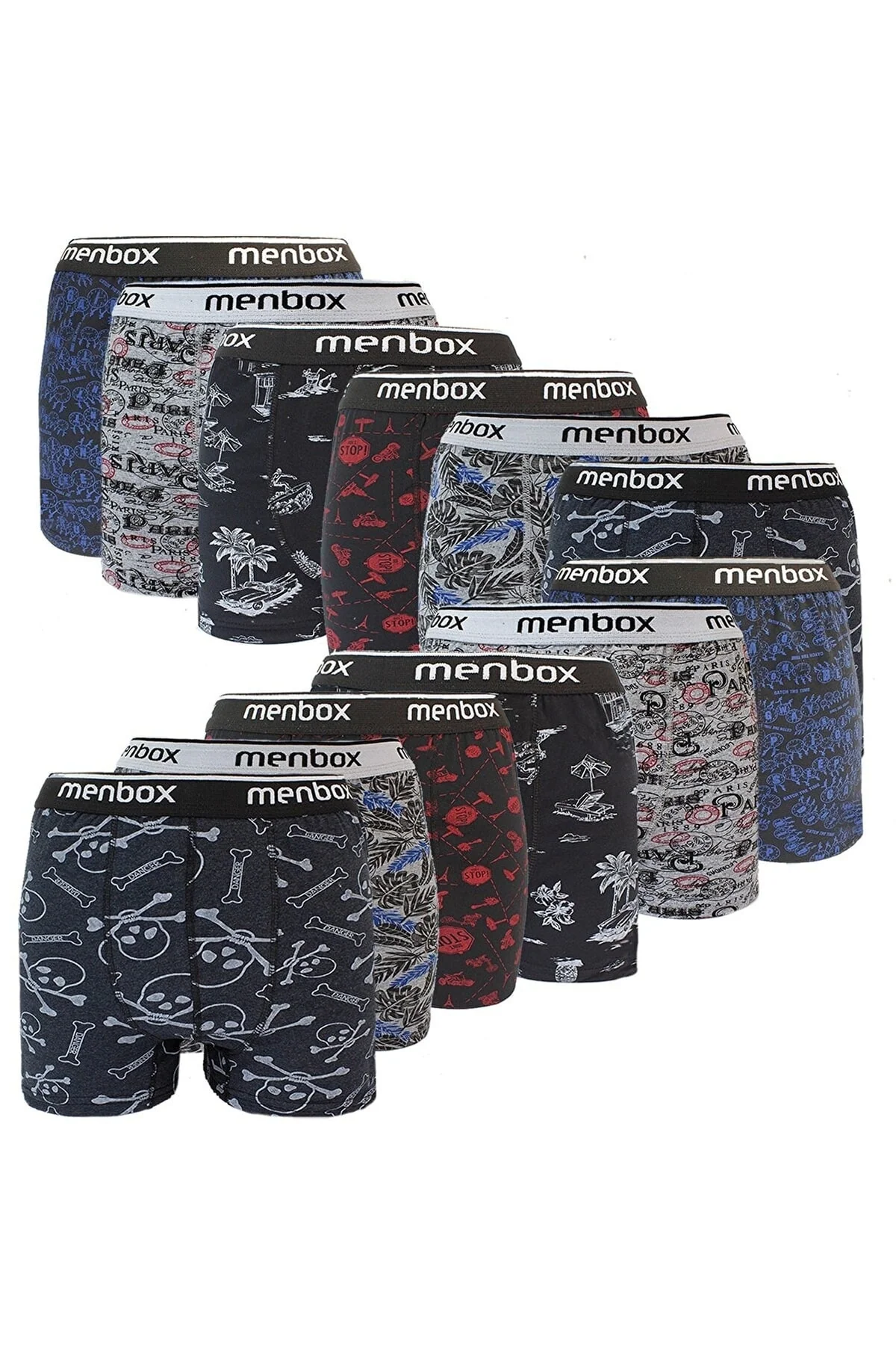 Cotton-Lycra Men’s 12-Piece Boxer Set for Everyday Comfort