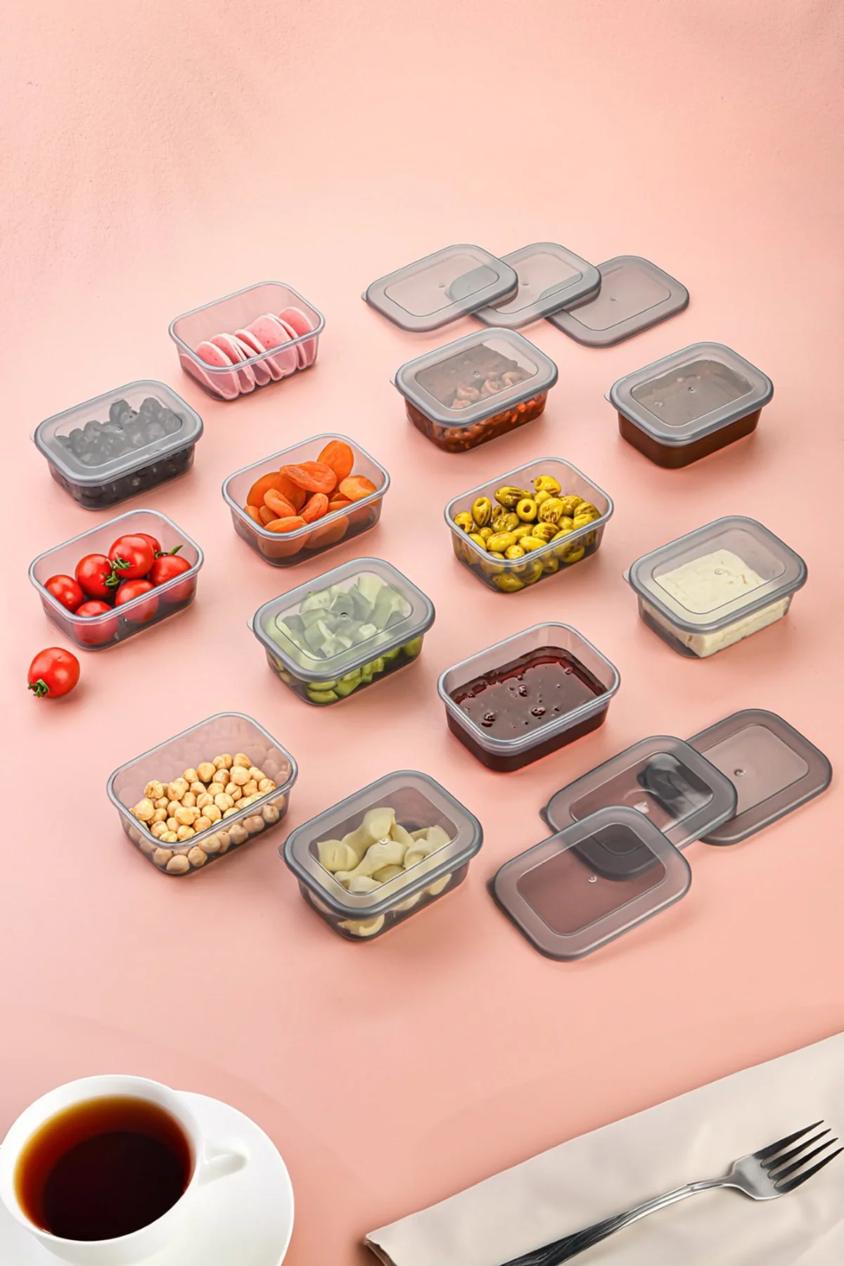 12-Piece Portable Breakfast and Food Storage Containers with Lids