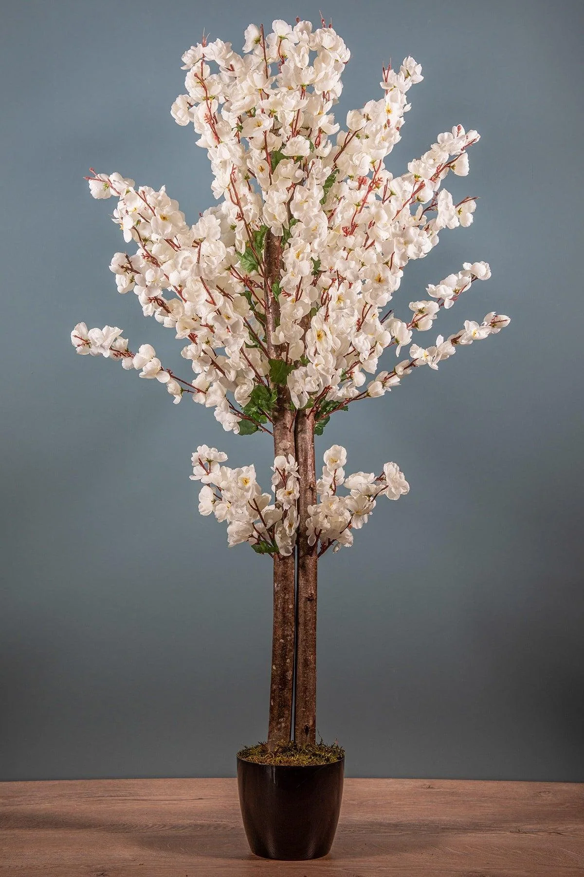120cm Artificial Spring Tree with Moss-Covered Pot