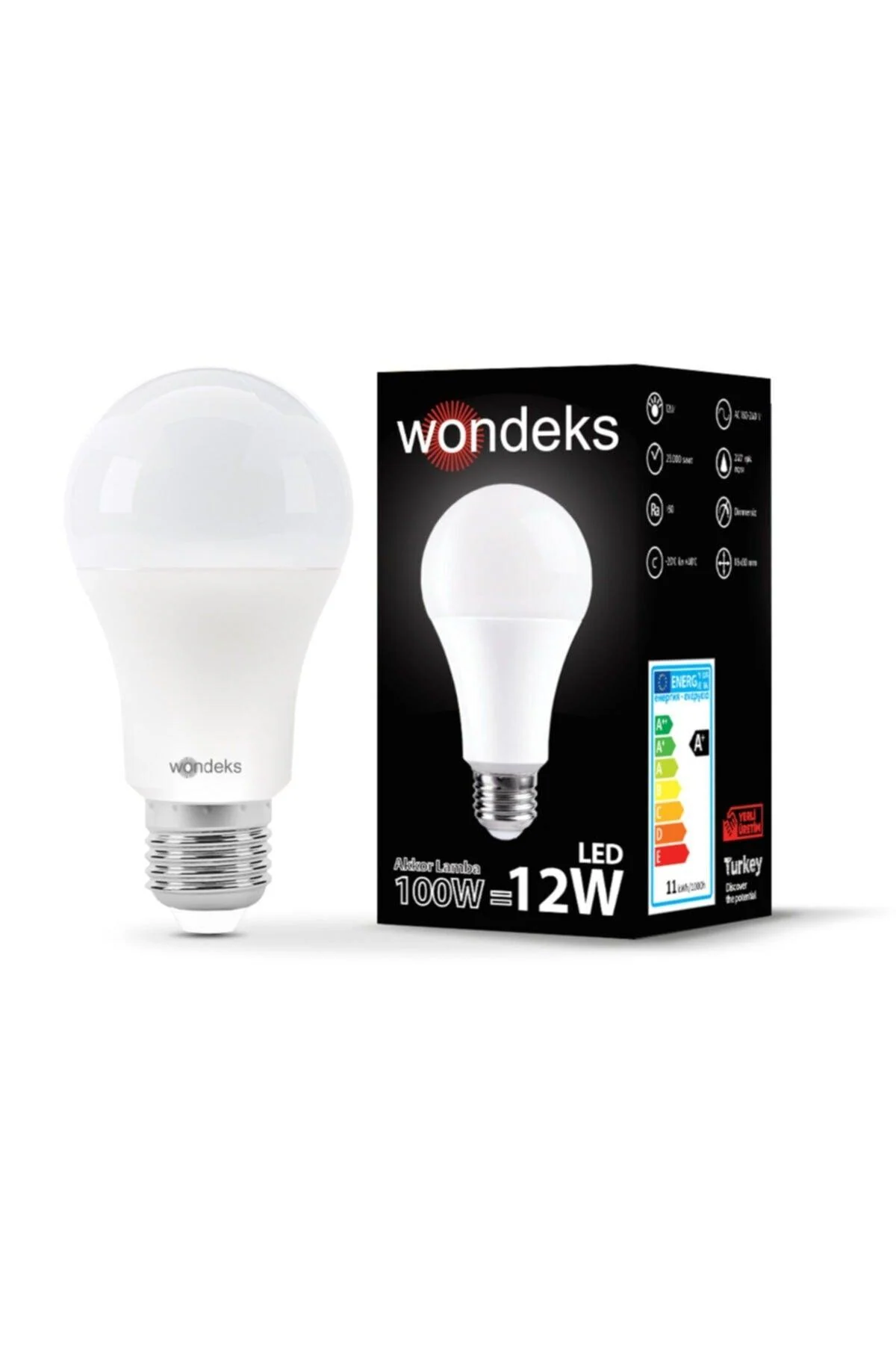 12W LED Light Bulb with E27 Base for Standard Fixtures