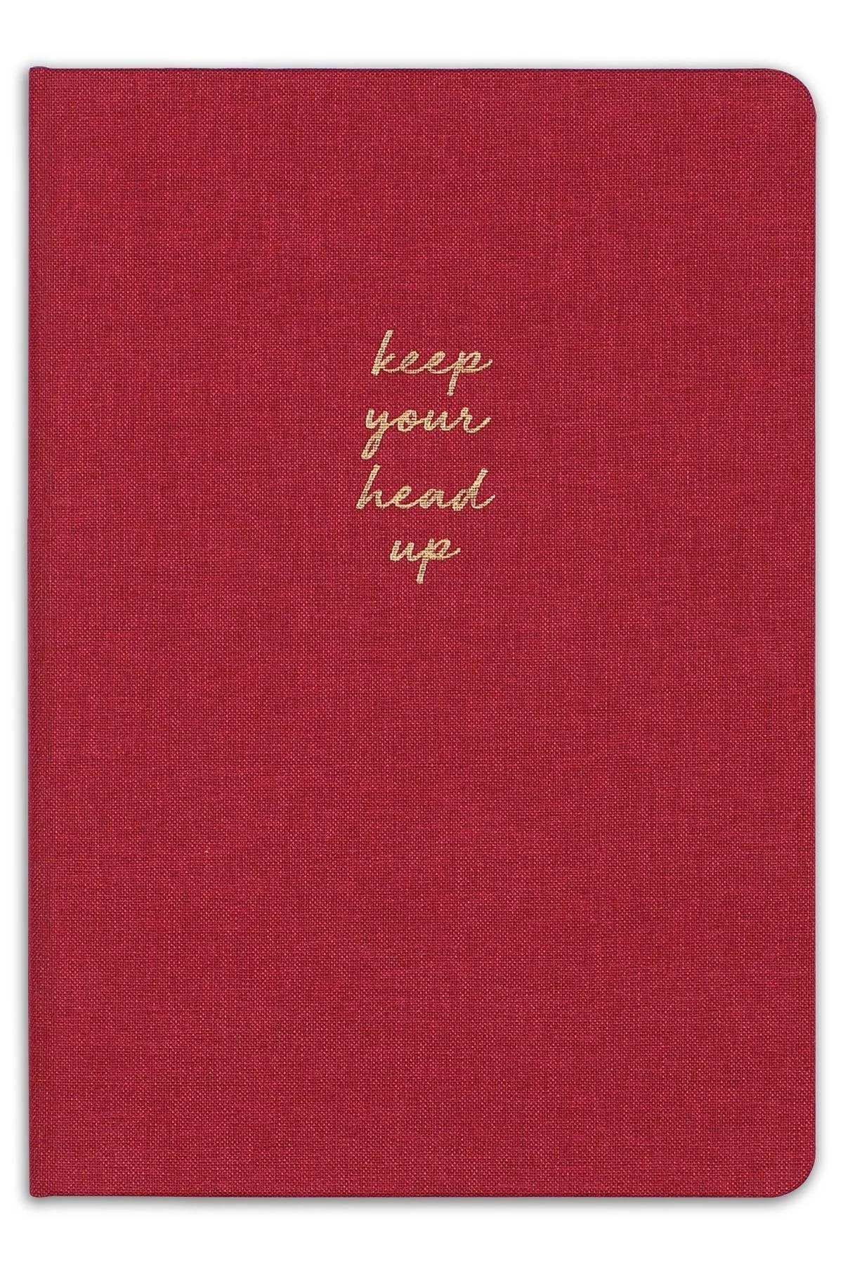 14 × 20 cm Hardcover Notebook – Cardinal Red Cover, Unlined, 176 Pages, Ivory Paper