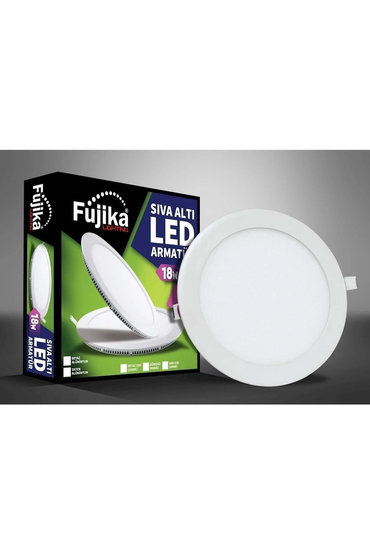 18W LED Wall Panel Light – 3000K Daylight with Flush Mount Design
