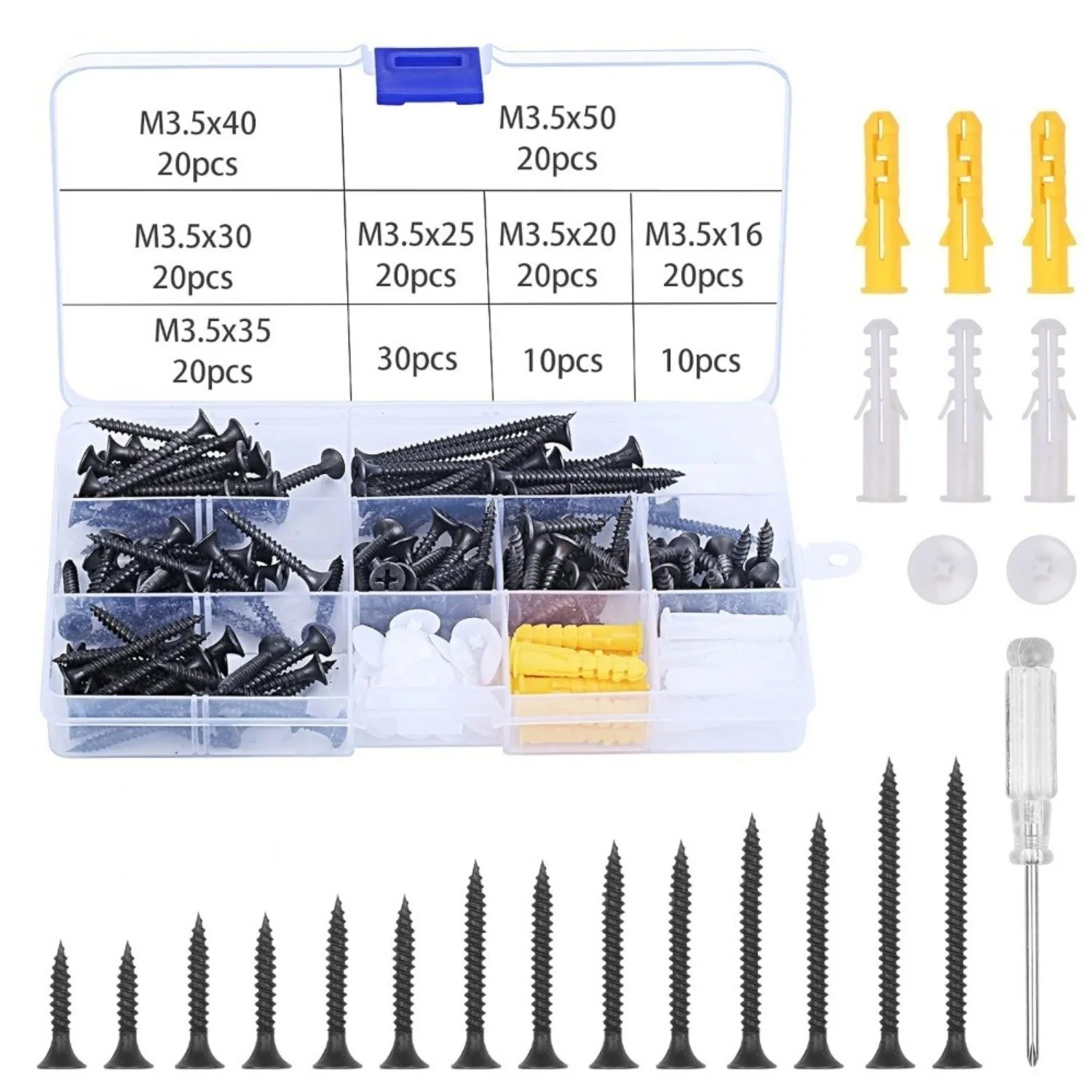 191-Piece Screw Set