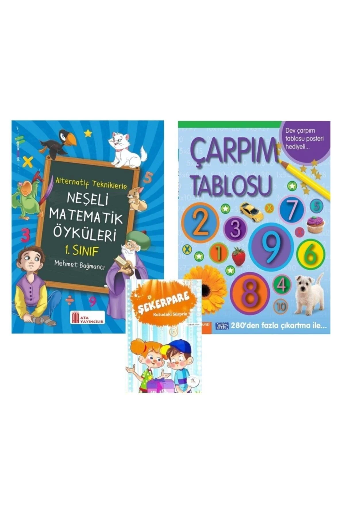 First-grade math activity book with story-based learning