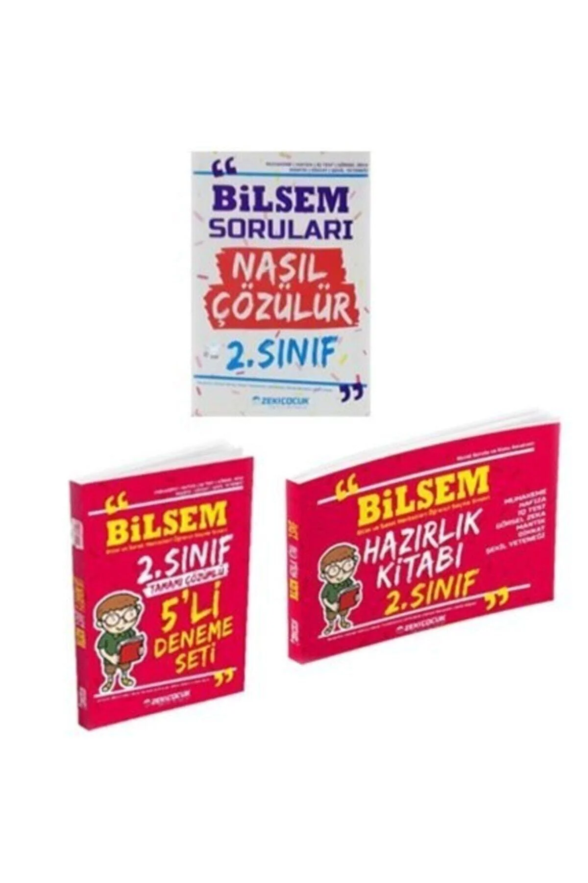 Second grade BILSEM preparation set with three books