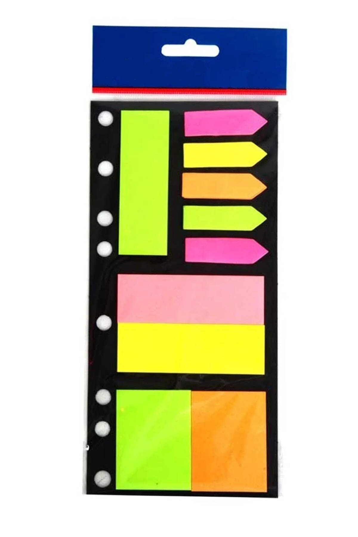 2-pack colorful sticky note pads